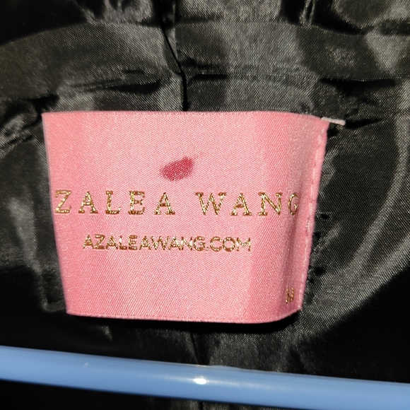 AZALEA WANG Women's Faux Leather Stand Collar Moto Biker Jacket Outwear, Black - Picture 14 of 15